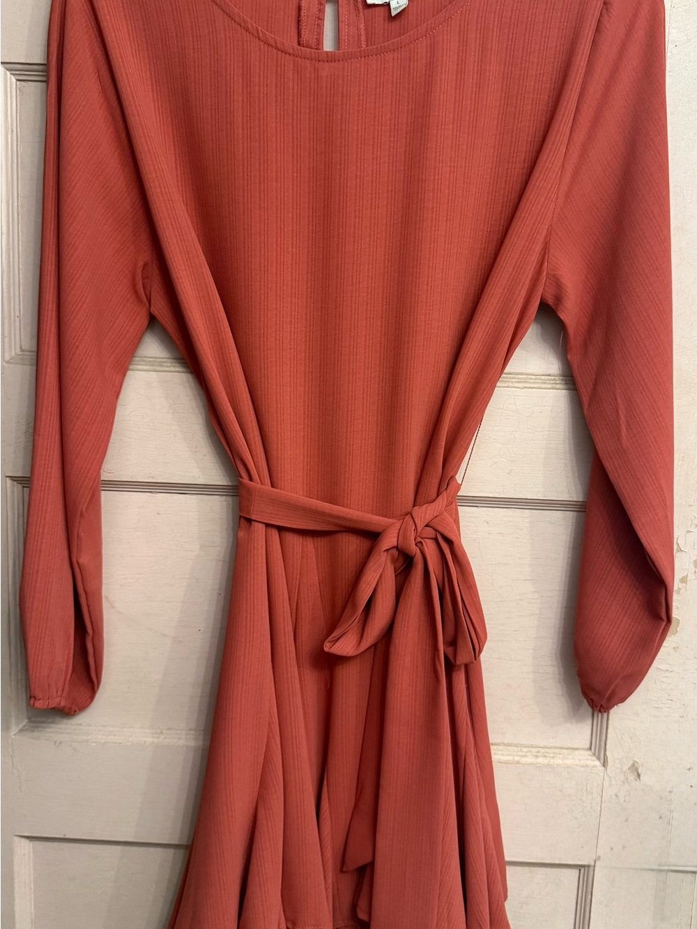 Umgee burnt orange Ribbed Sleeveless Top